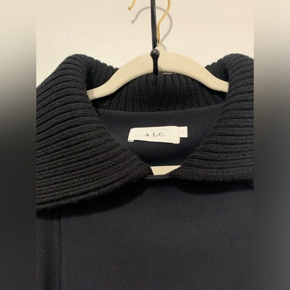 A.L.C. Bryant Merino Wool Blend Jacket in Black size L - Picture 11 of 16